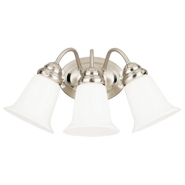 FIXT WALL 3L BRSH NICKEL