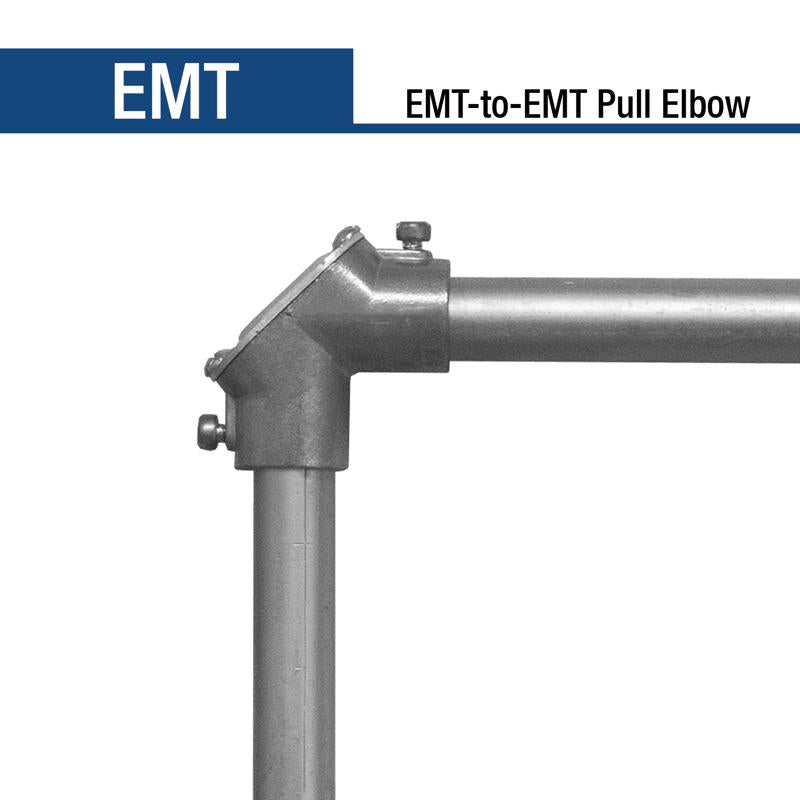 Sigma Engineered Solutions ProConnex 1/2 in. D Die-Cast Zinc Pull Elbow For EMT 1 pk