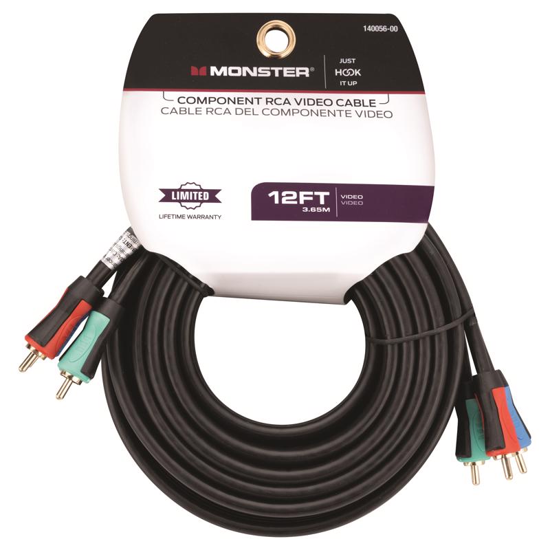 CABLE RGB VIDEO 12' BLK