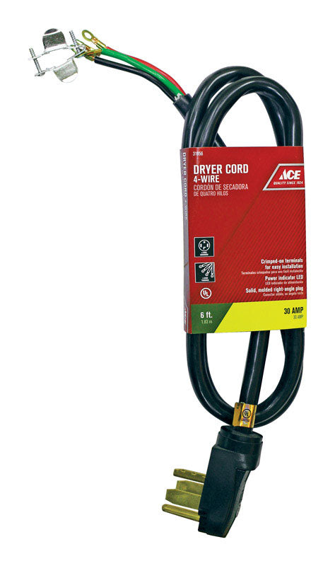 CORD DRYER 6' BLK