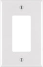 WALLPLAT1G GFCI DECOR WH