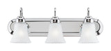 WALL BRACKET 3LT CHROME
