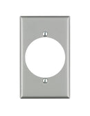 OUTLET WALL PLATE SLVR