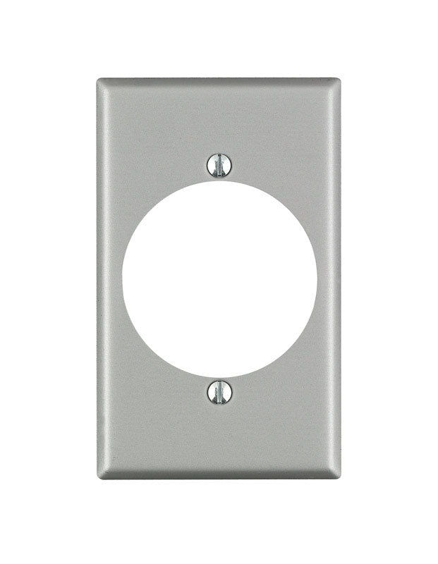 OUTLET WALL PLATE SLVR