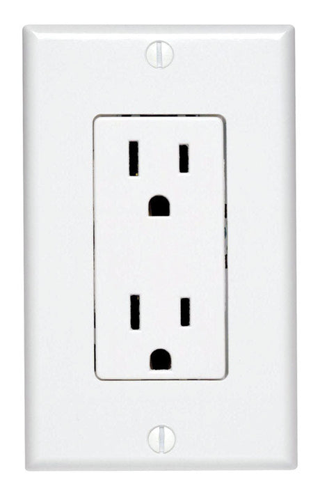 RECEPTACLE W/WALPLT15AWH