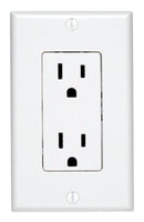 RECEPTACLE W/WALPLT15AWH