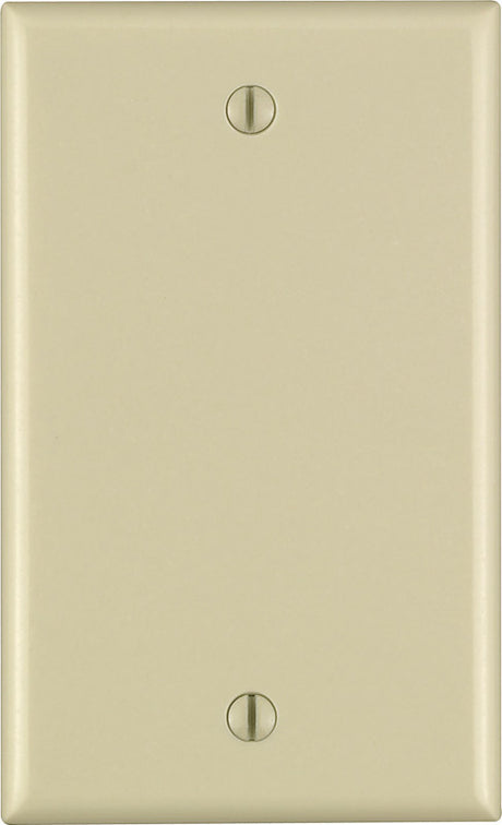 BLANK WALLPLATE 1G IVORY