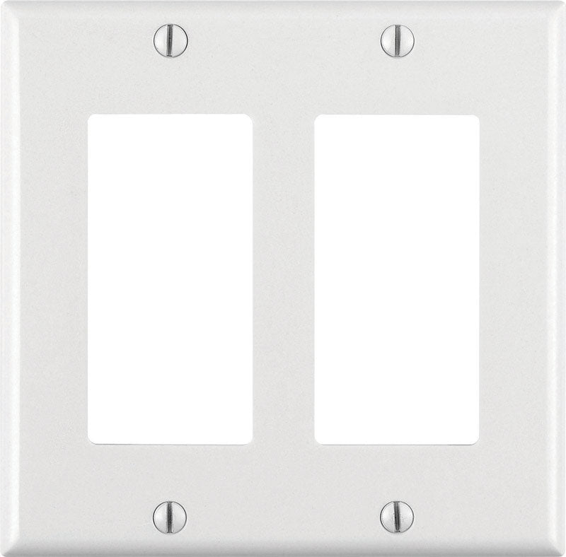 DECORA WALLPLATE 2G WHT