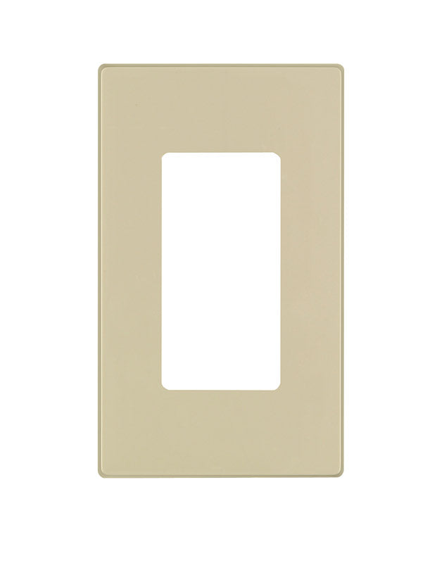 WALLPLATE 1G SCRWLS IV