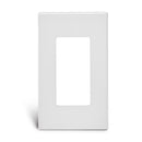 Leviton Decora White 1 gang Polycarbonate Decorator Wall Plate 1 pk