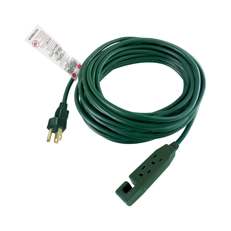 Ace Outdoor 40 Ft. L Green Extension Cord 16 3 Sjtw