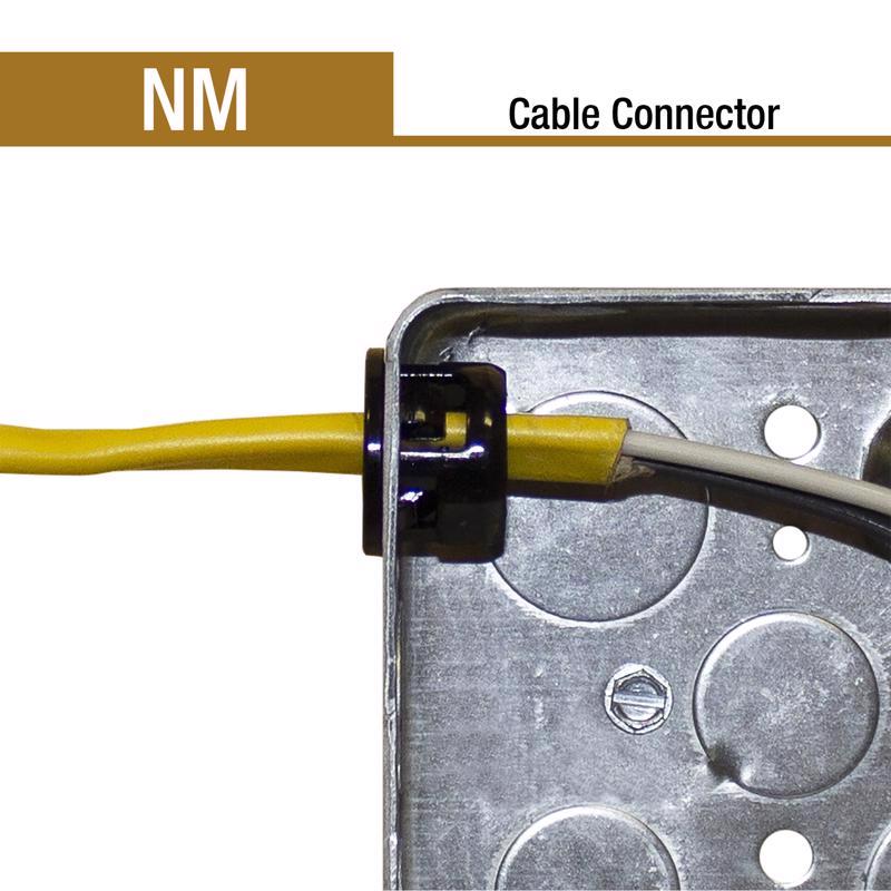 Sigma Engineered Solutions NM Cable Connector 3/4 in. D 1 pk