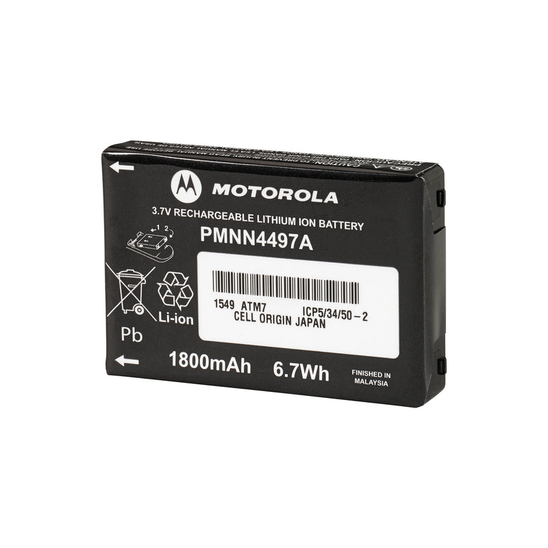 Motorola Lithium Ion 3.65-Volt 3.7 V 1800 mAh Rechargeable Battery PMNN4497 1 pk