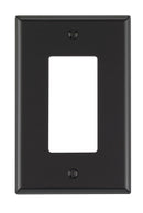 WALLPLATE DECO MID 1GBLK