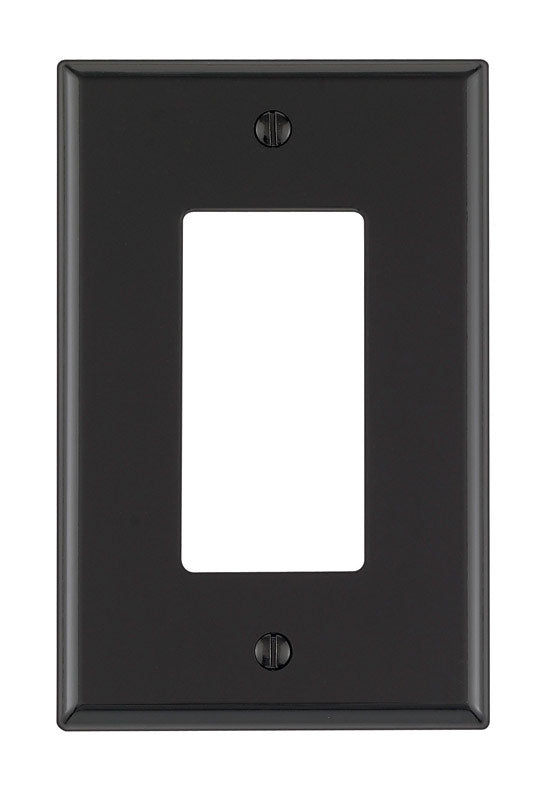 WALLPLATE DECO MID 1GBLK