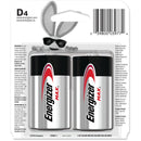 Energizer Max D Alkaline Batteries 4 pk Carded
