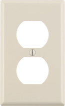 WALL PLATE 1GANG DPLX AL