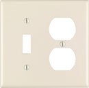 RECEPTACLE WALL PLT ALMND