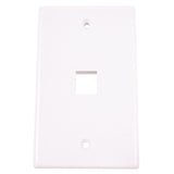 Monster Just Hook It Up White 1 gang Plastic Keystone Wall Plate 1 pk