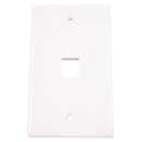 Monster Just Hook It Up White 1 gang Plastic Keystone Wall Plate 1 pk