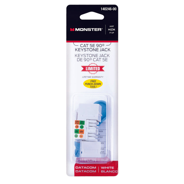 CAT-5E KEYSTONE JACK 1PK