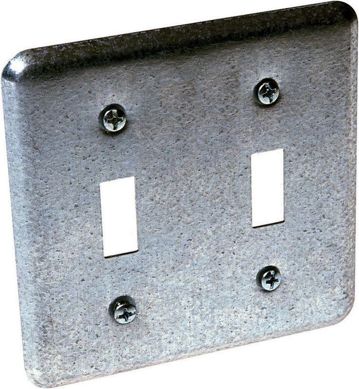 WALLPLATE COVER 2G2T 4"
