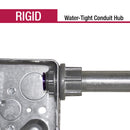 Sigma Engineered Solutions 1/2 in. D Die-Cast Zinc Water-Tight Conduit Hub For Rigid/IMC 1 pk