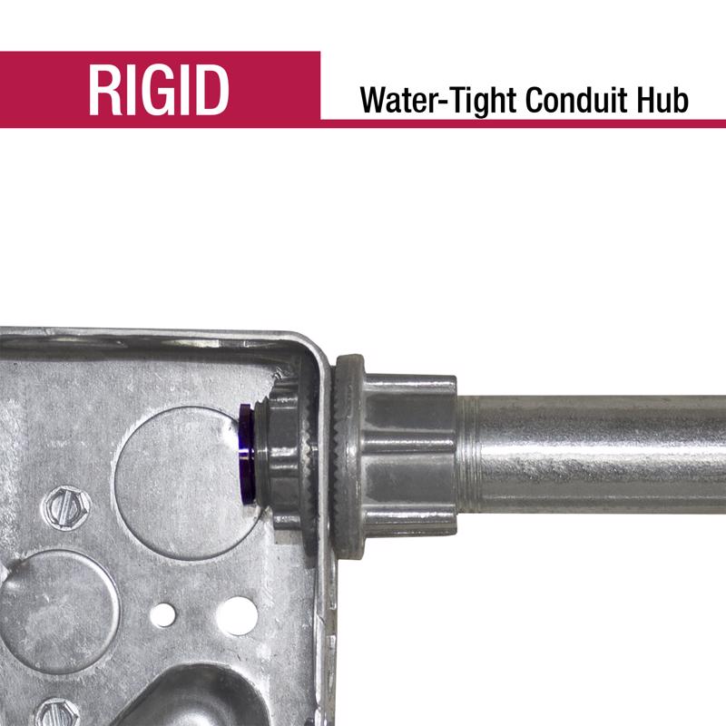 Sigma Engineered Solutions 1 in. D Die-Cast Zinc Water-Tight Conduit Hub For Rigid/IMC 1 pk