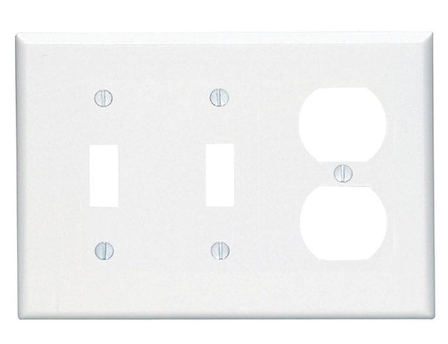 WALLPLAT 2S 3GNG WHITE