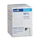 Leviton White 1 gang Thermoset Plastic Duplex Wall Plate 10 pc