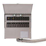 Reliance Controls 30 amps 250 V 1 space 10 circuits Surface Mount Generator Power Transfer Kit