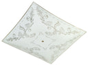 SHADE SQ CLR 12" FLORAL