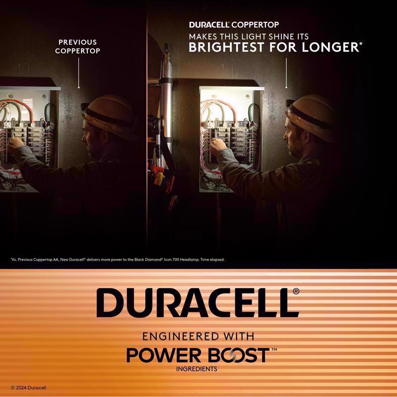 Duracell Coppertop AA Alkaline Batteries 10 pk Carded