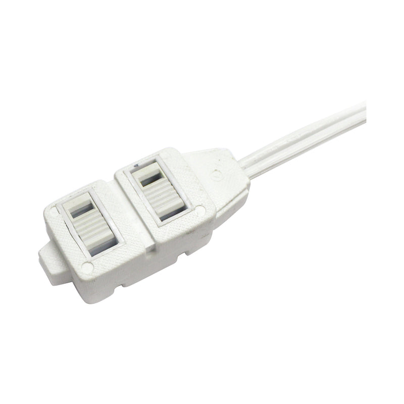 Ace Indoor 20 ft. L White Extension Cord 16/2 SPT-2