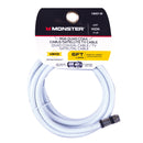CABLE RG6 QUAD 6' WHITE