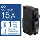 Square D QO 15 amps Plug In Single Pole Miniature Circuit Breaker