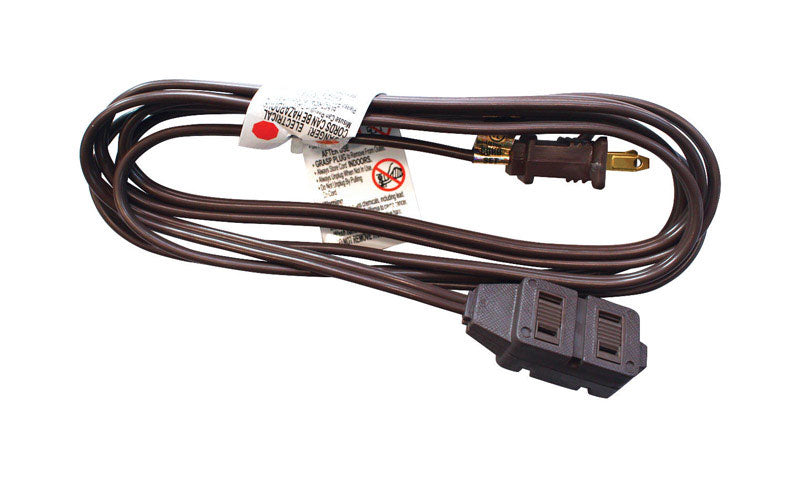Ace Indoor 9 ft. L Brown Extension Cord 16/2 SPT-2