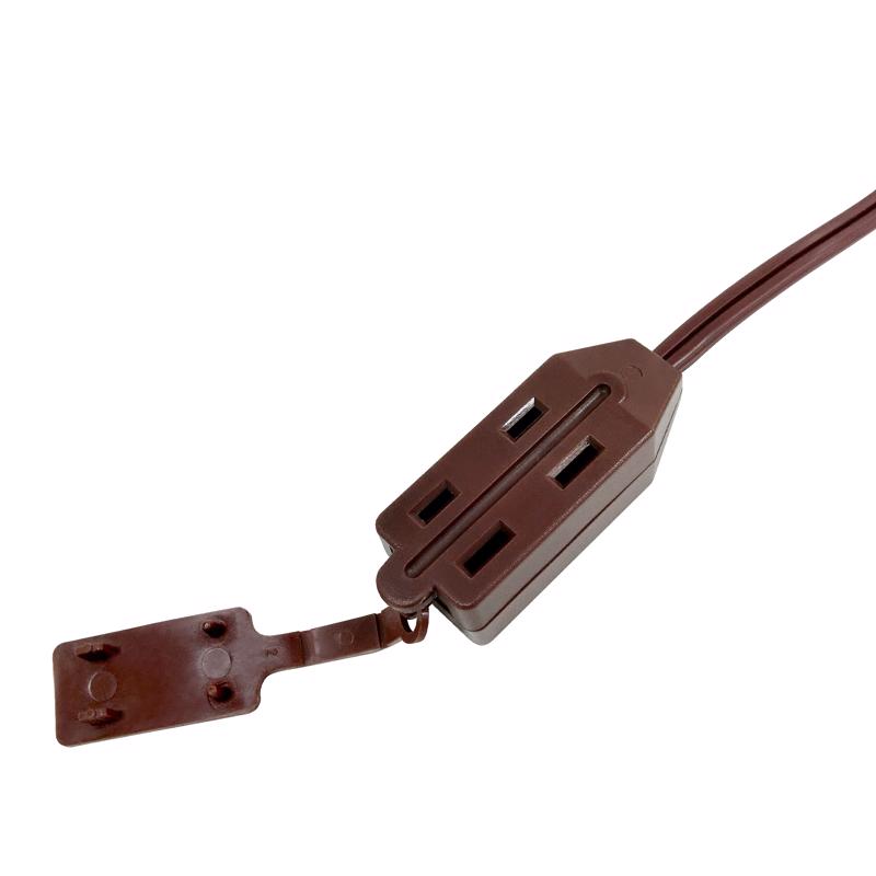 Ace Indoor 15 ft. L Brown Extension Cord 16/2 SPT-2