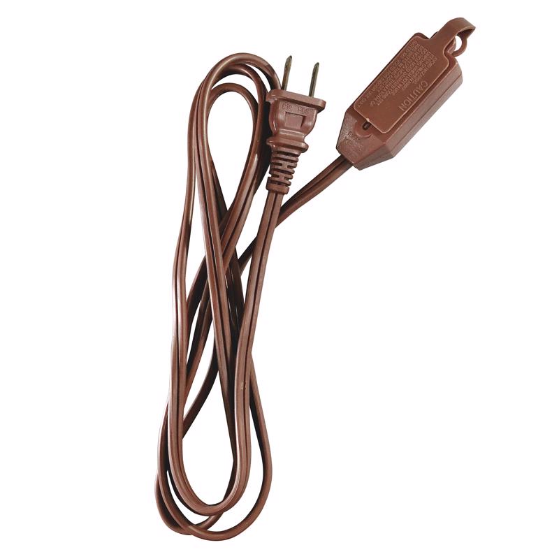 Ace Indoor 15 ft. L Brown Extension Cord 16/2 SPT-2