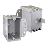 OUTLET BOX 1G PVC 20CU