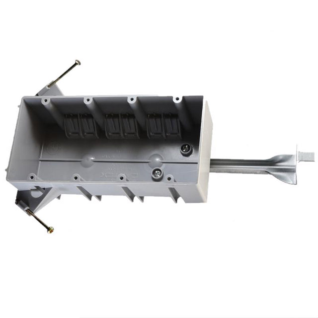 BOX 4GANG PVC NW 55CU IN