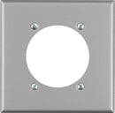 WALLPLT SGL RCPT 2G MTL