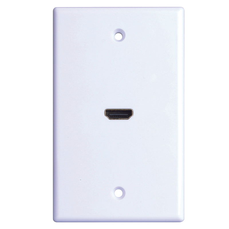 WALLPLATE HDMI 1080P WHT