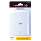 Monster Just Hook It Up White 1 gang Plastic HDMI Wall Plate 1 pk