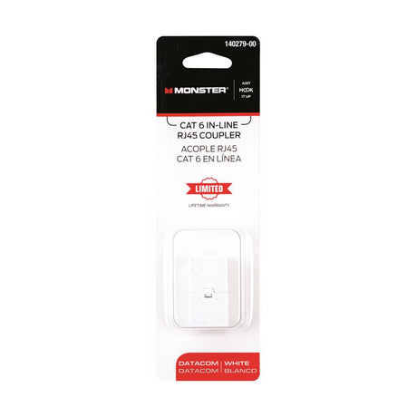 COUPLER CAT6 IN-LINE WHT