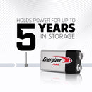 Energizer Max Premium 9-Volt Alkaline Batteries 1 pk Carded