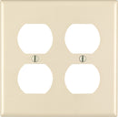 WALLPLT 2G DUPLEX LT ALM