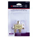 Monster Just Hook It Up 2 Way Coax Splitter 75 ohm 900 MHz 1 pk