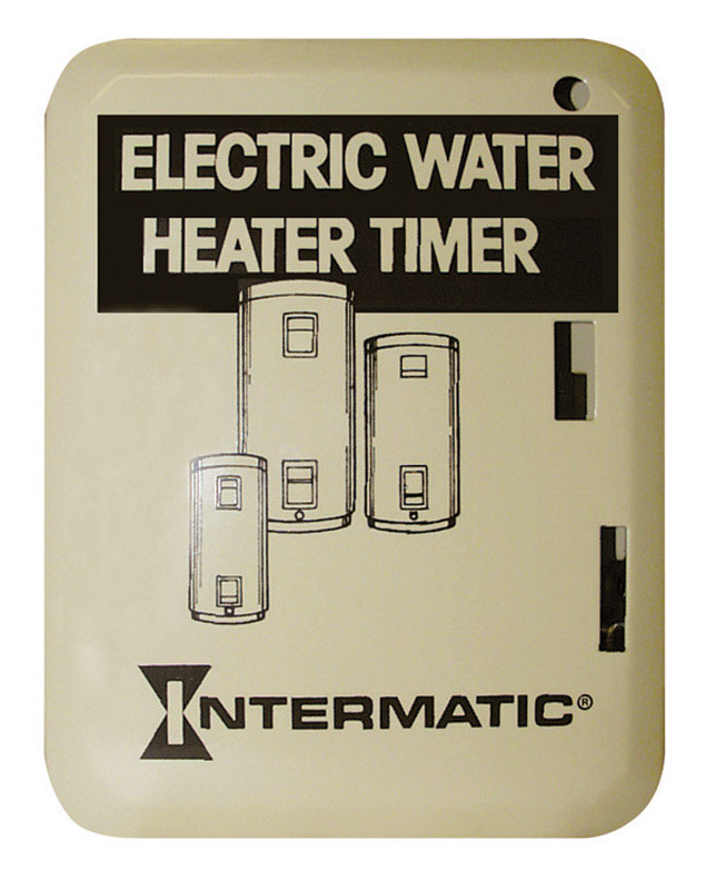 Intermatic Indoor Electric Water Heater Timer 250 V Gray