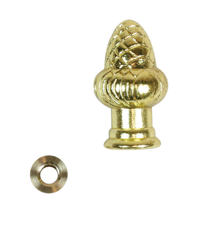 FINIAL BRASS REDUCER PK1